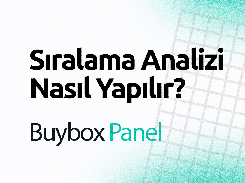 Sıralama Analizi Nasıl Yapılır?